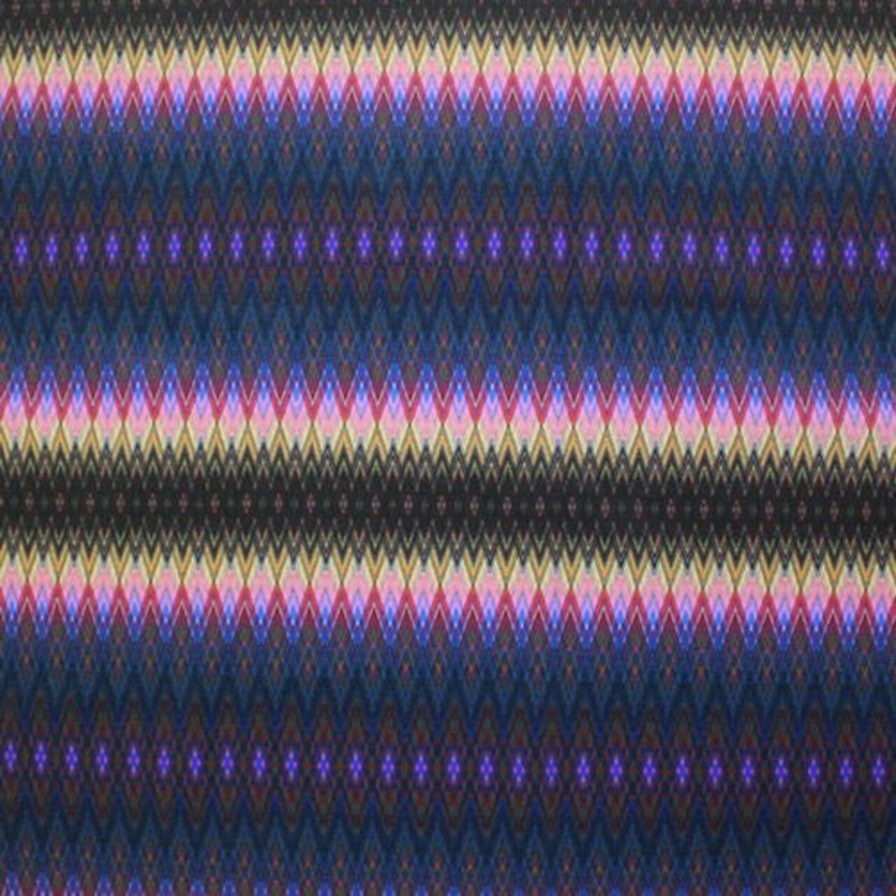 1 Yard Fun Tribal Stripe Printed Spandex Fabric 4 Way Stretch Nylon for Swimwear 36 56 inch Width